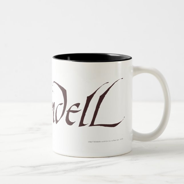 Rivendell Name Solid Two-Tone Coffee Mug (Right)