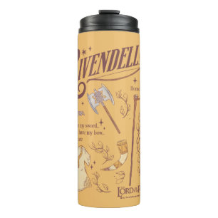 RIVENDELL™ Watercolor Collage Graphic Thermal Tumbler