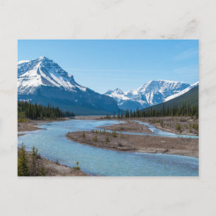 River along Icefields Parkway Highway 93 - Canada Postcard