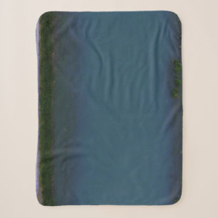 River along the road sherpa blanket