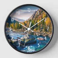 River and Mountains Scenic Photo