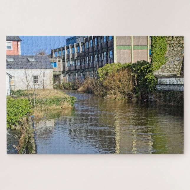 River at Mill Street Jigsaw Puzzle (Horizontal)