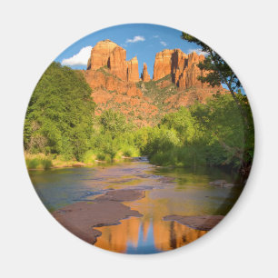 River at Red Rock Crossing, Arizona Magnet