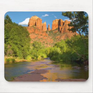 River at Red Rock Crossing, Arizona Mouse Mat