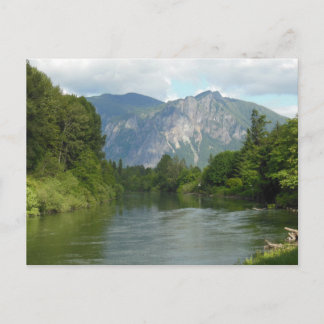 River at the Foot of Mt. Si Postcard