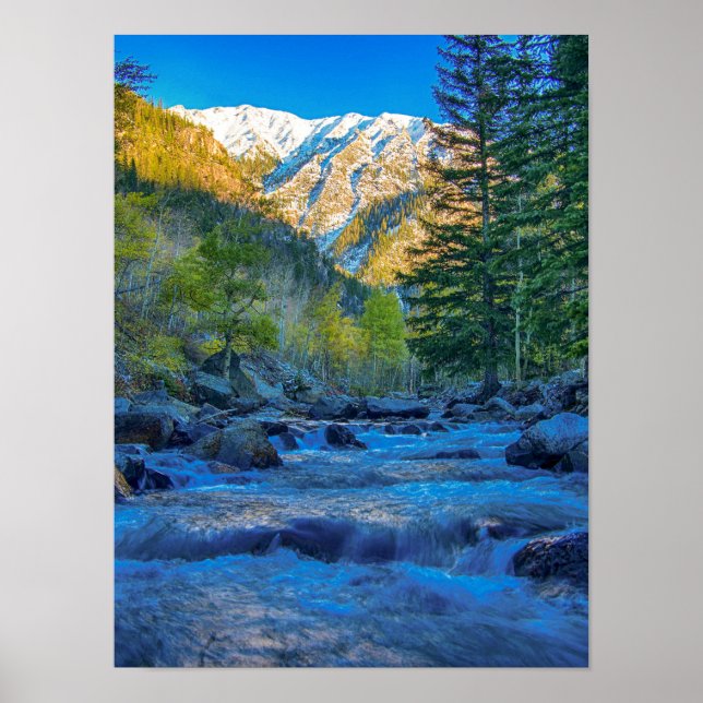 River Bed Sunrise // Long Exposure Water Poster (Front)