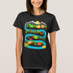 River Camping Design T-Shirt