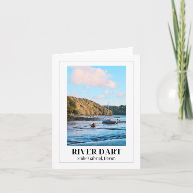 River Dart, Stoke Gabriel, Devon Card (Front)