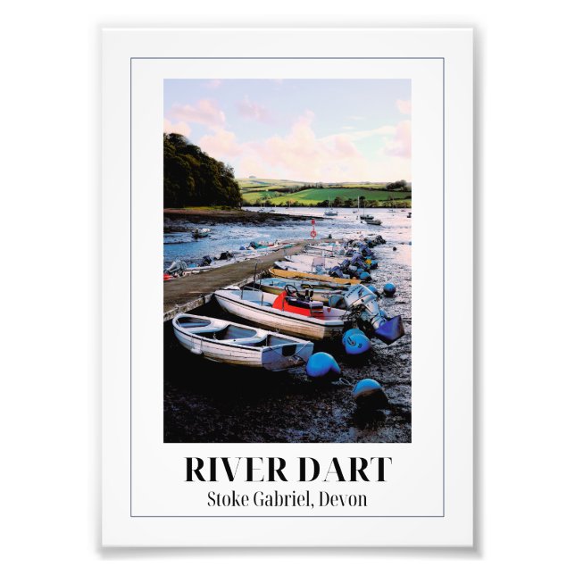 River Dart, Stoke Gabriel, Devon Photo Print (Front)