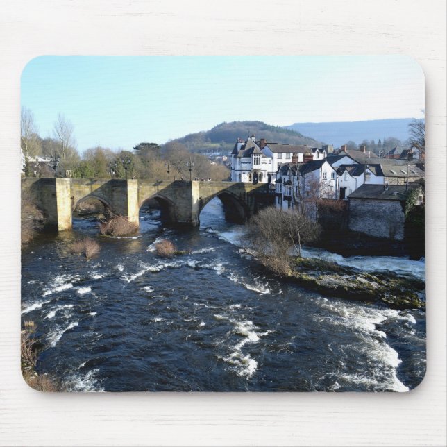 River Dee at Llangollen Mouse Mat (Front)
