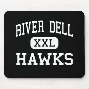 River Dell - Hawks - High - Oradell New Jersey Mouse Mat