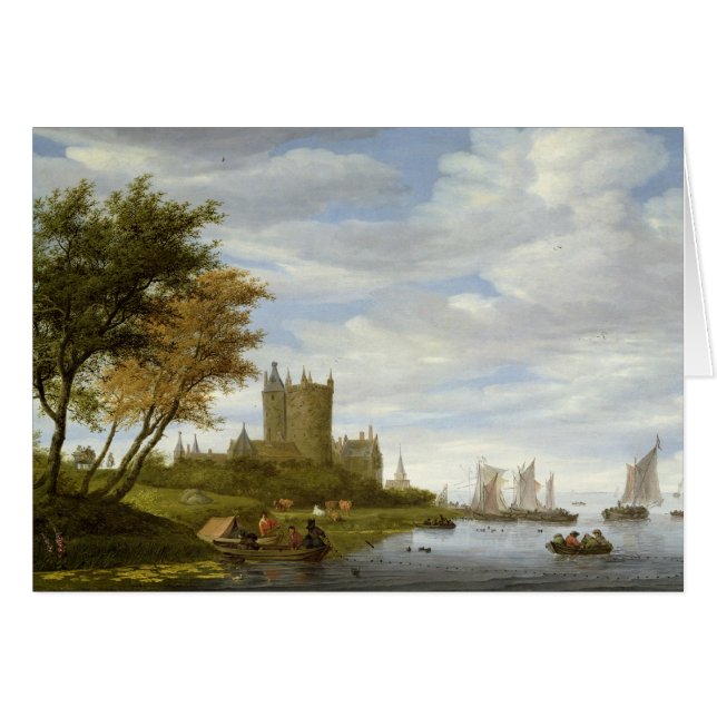 River Estuary with a castle (Front Horizontal)