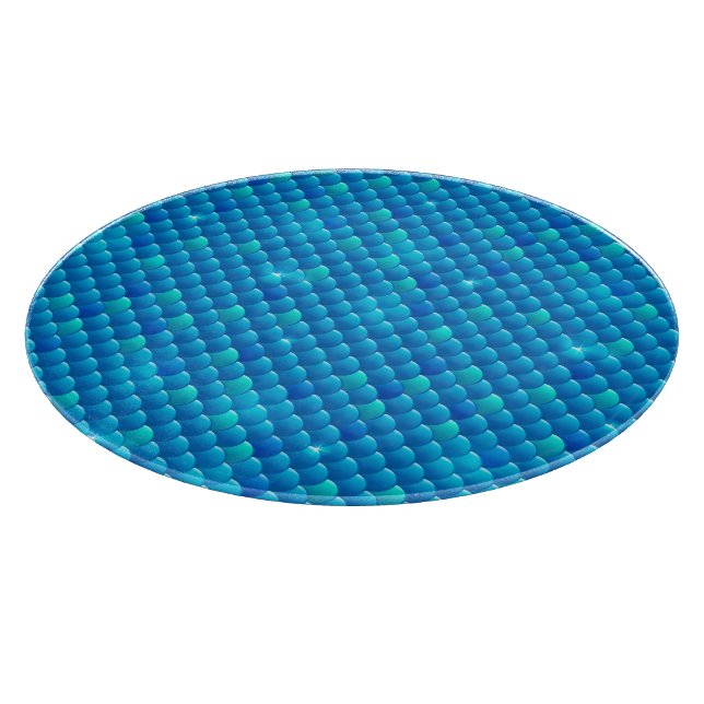 river fish scales cutting board (Corner)