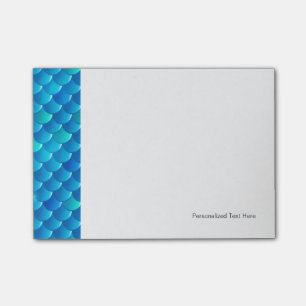 river fish scales post-it notes