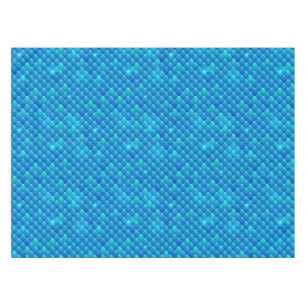 river fish scales tablecloth