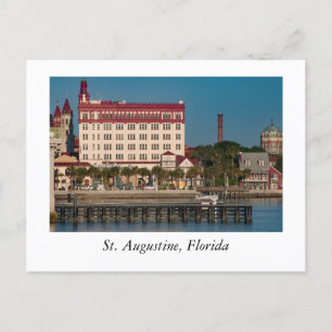 River Front at St. Augustine Florida Postcard
