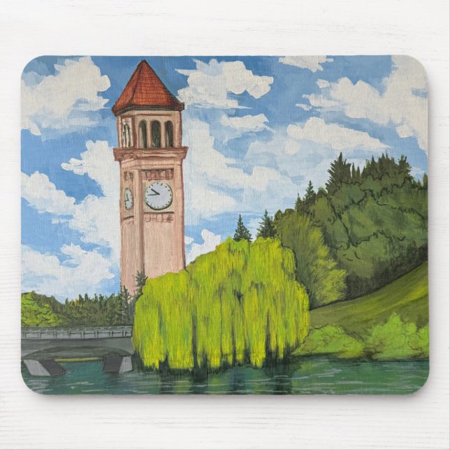 River Front Park View  Mouse Mat (Front)