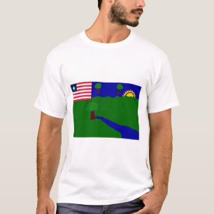 River Gee County Flag T-Shirt