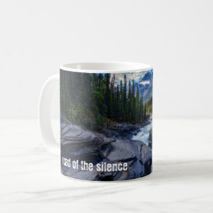 River - Green forest - Rock - Quote Mix Coffee Mug