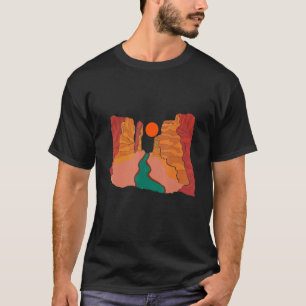 River Guardians Desert Sunset Rafting Kayaking Gra T-Shirt