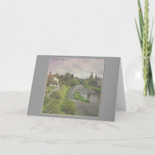 River Hafren in Newtown, Powys Card