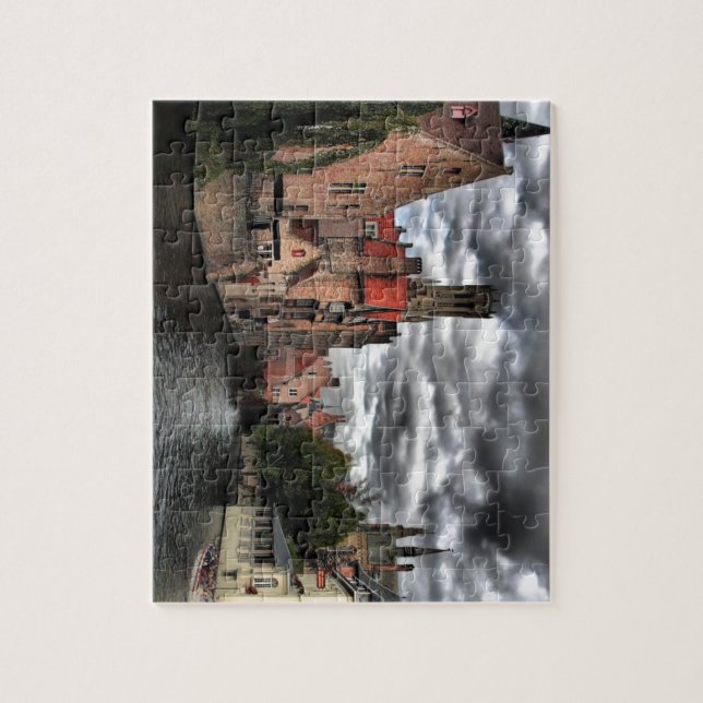 River in Bruges City, Belguim Jigsaw Puzzle (Vertical)