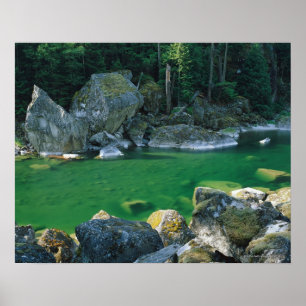 River in North Cascade National Park Poster