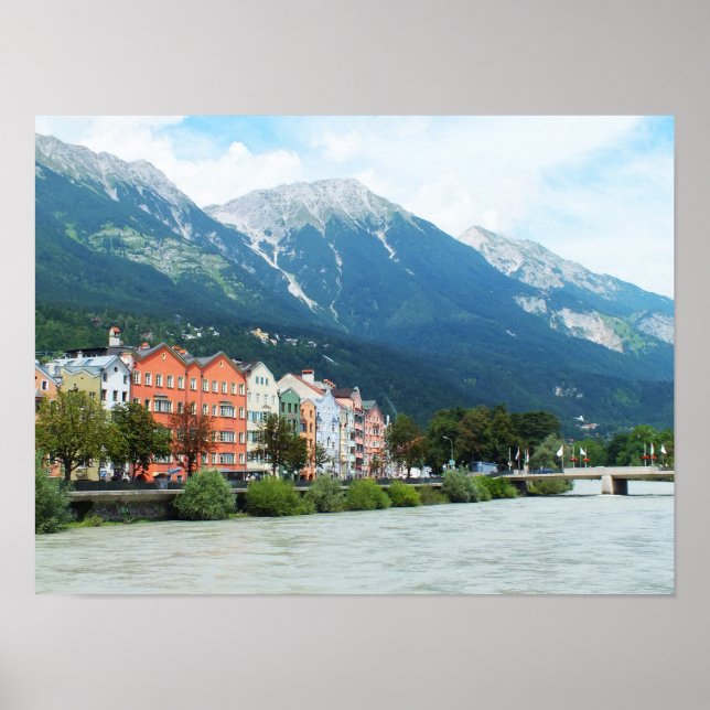 River Inn at Innsbruck Poster (Front)