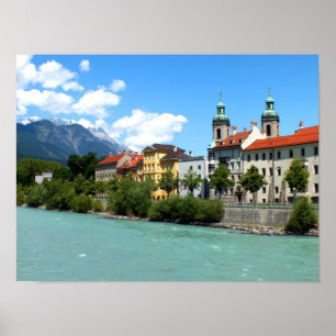 River Inn at Innsbruck Poster