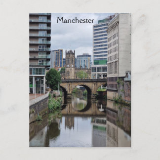 River Irwell - The Salford Manchester Boundary Postcard