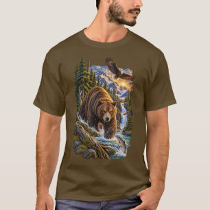 River King – Vintage Grizzly Bear Wilderness T-Shirt