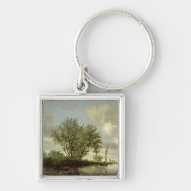 River Landscape, 1645 Key Ring (Front)