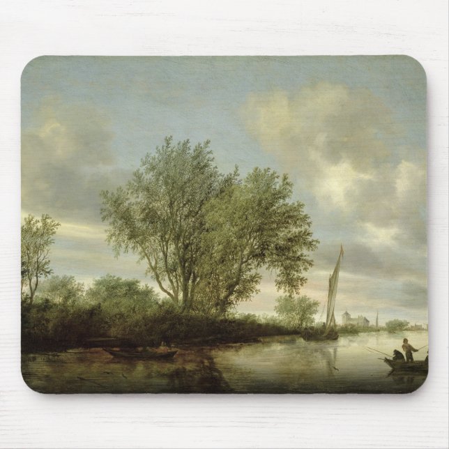 River Landscape, 1645 Mouse Mat (Front)