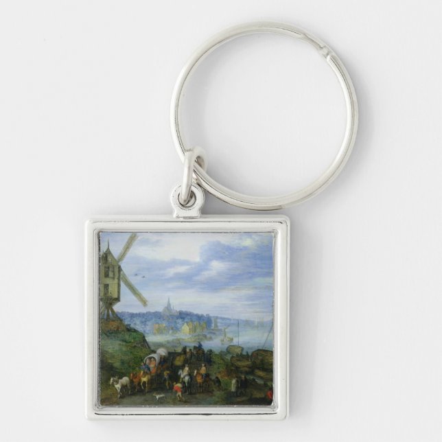 River Landscape Key Ring (Front)
