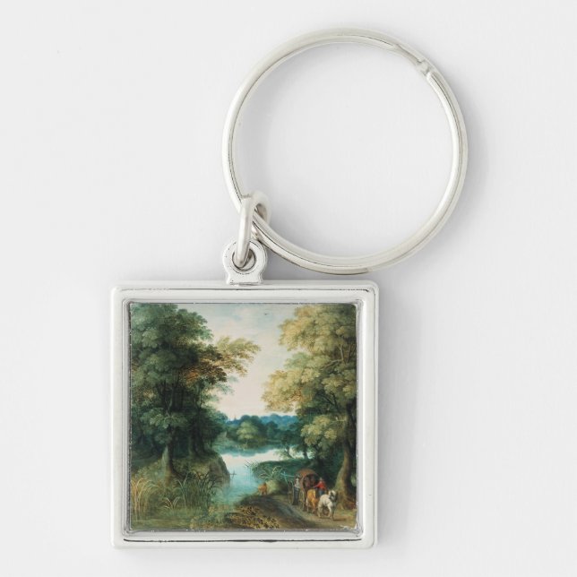 River Landscape Key Ring (Front)