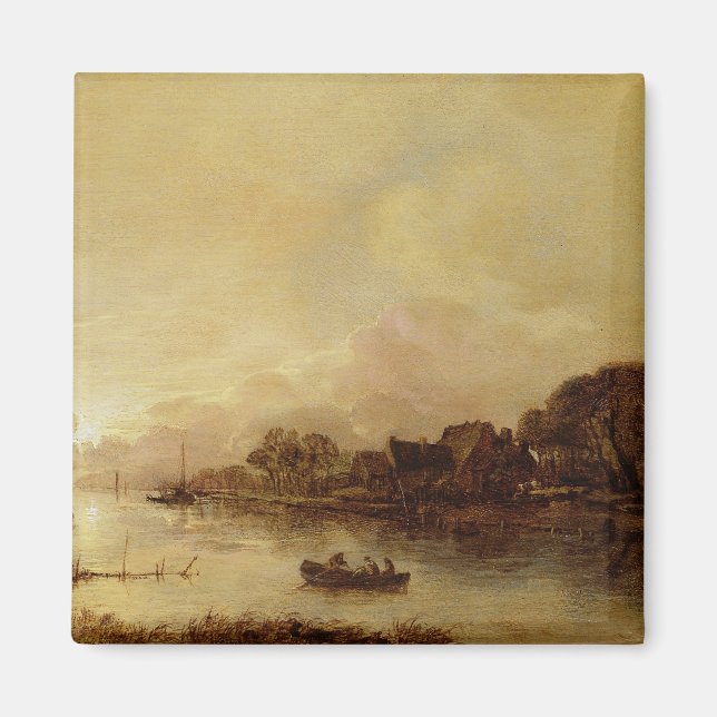 River landscape magnet (Front)