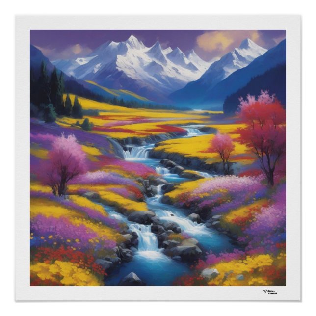 River Landscape Poster (Front)