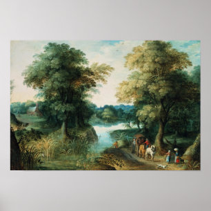 River Landscape Poster