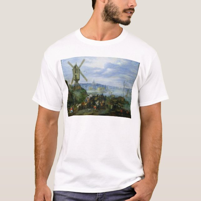 River Landscape T-Shirt (Front)
