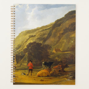 River landscape with riders Aelbert Cuyp Planner