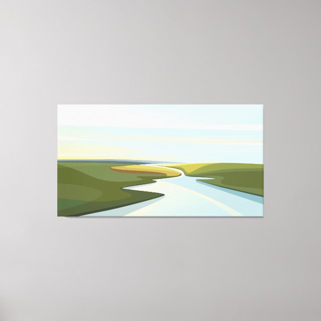 River landscapes canvas print (Front)