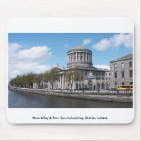 River Liffey & Four Courts, Dublin Ireland.
