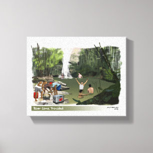 River Lime, Trinidad Canvas Print