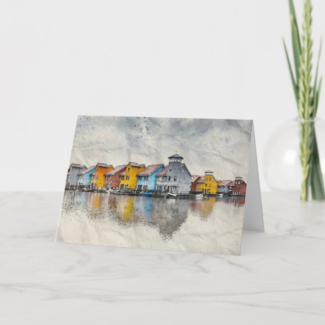 River Living Blank Card (Front)