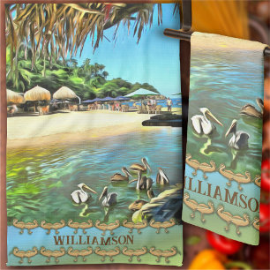 River Meets Ocean 0330 Tea Towel