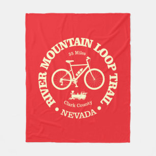 River Mountain Loop Trail (cycling) Fleece Blanket