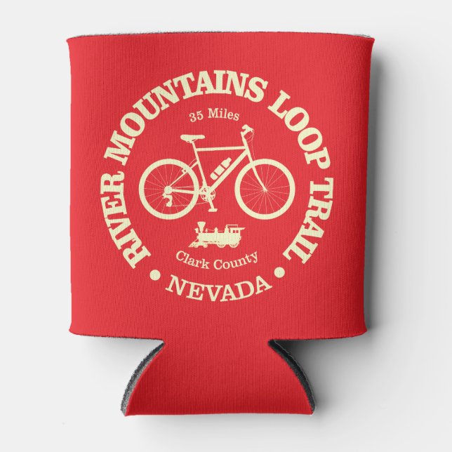 River Mountains Loop Trail (cycling) Can Cooler (Front)