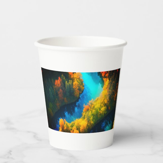 River mug paper cups (Front)