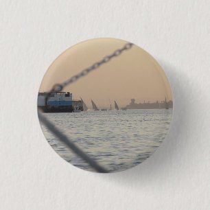 River Nile Sunset Badge