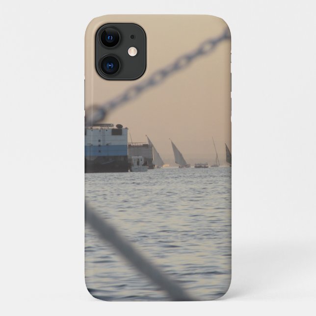 River Nile Sunset iPhone Case (Back)